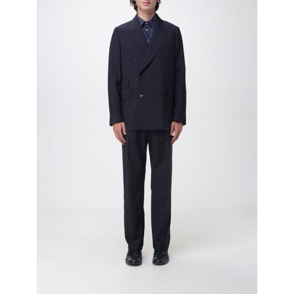Paul Smith Men Paul Smith Double-Breasted Wool And Mohair Suit